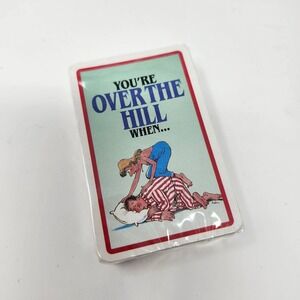 Vintage Over‎ The Hill Novelty Playing Cards Gag Gift Birthday Party Game Sealed